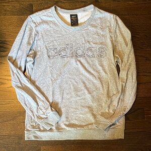 Adidas Light Gray Crew Neck Shirt